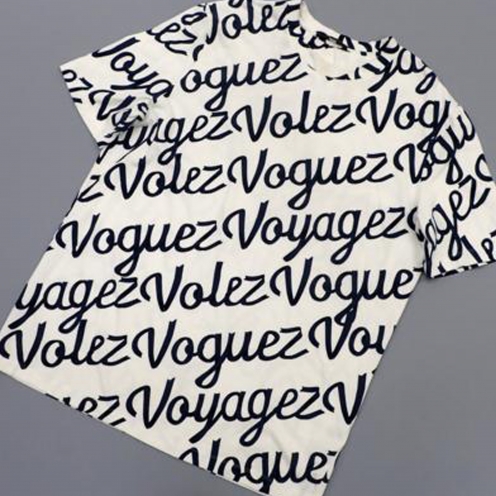ルイヴィトン(Louis Vuitton)  2016 VOLEZ VOGUEZ VOYAGEZ プリントTシャツ