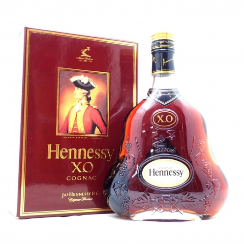 ヘネシー(Hennessy) XO クリアボトル 金キャップ 箱付き