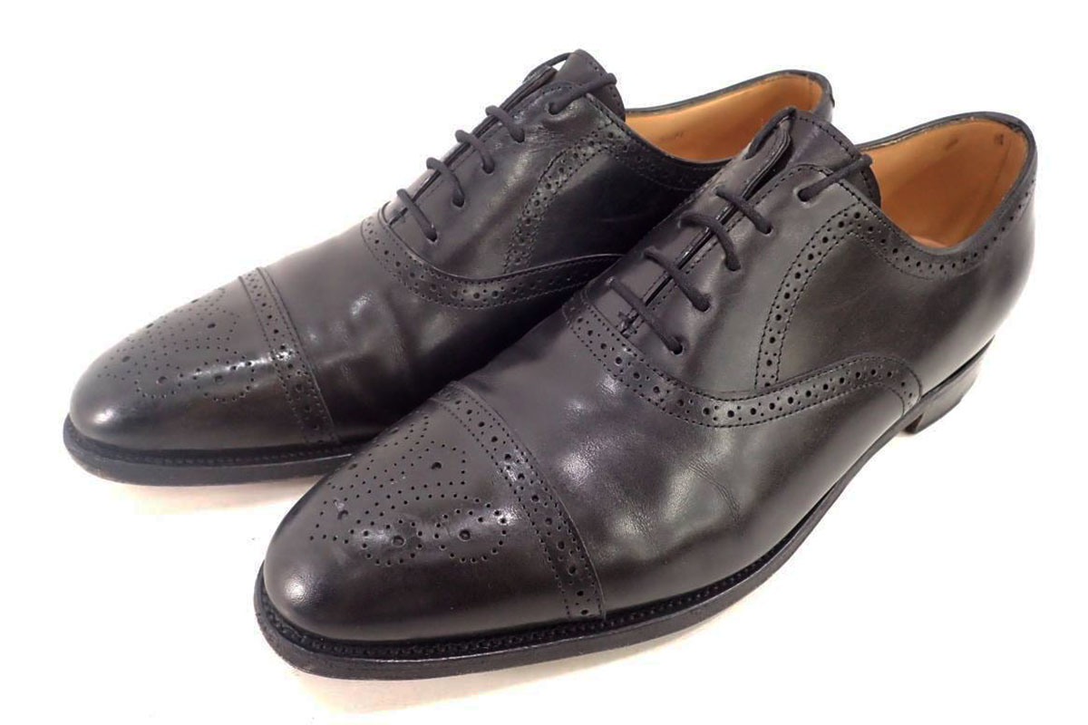 ジョンロブ(John Lobb) ソーントン(Saunton) セミブローグレザー ...