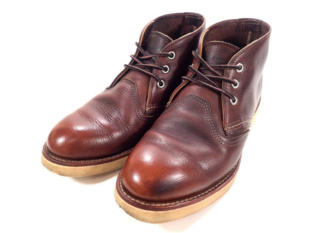 レッドウィング(RED WING) 3141 レザーチャッカブーツを店頭買取にて京都府京都市にお住まいのお客様より高価買取いたしました。