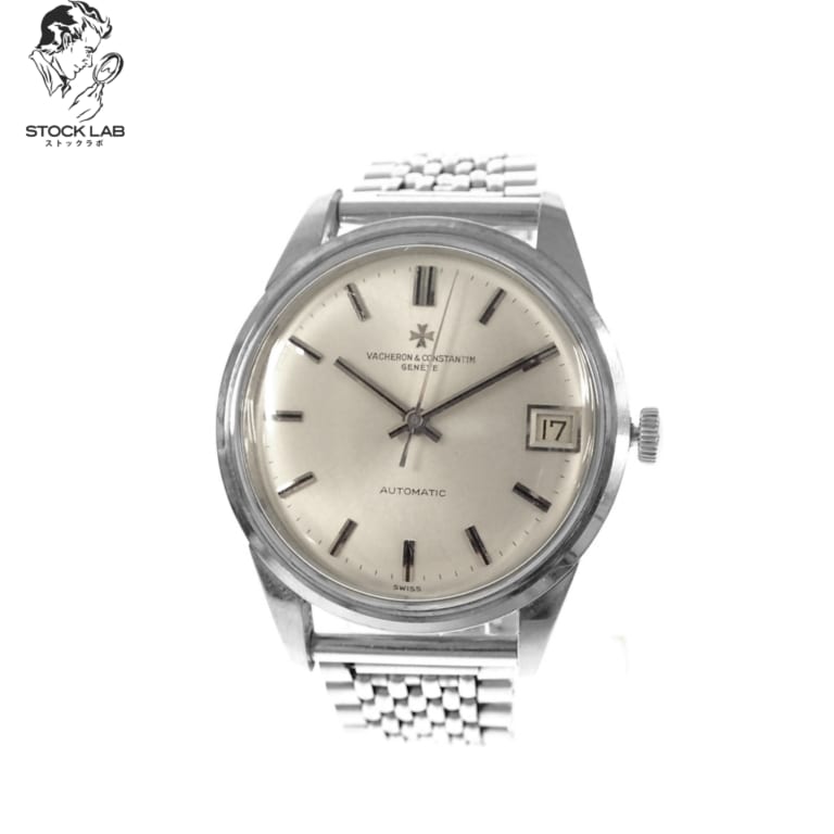 VACHERON & CONSTANTIN ヴァシュロンコンスタンタン アンティーク ジュネーブ 自動巻き 文字盤白 腕時計 シルバー 箱/ケース付き