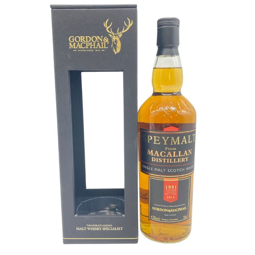 ゴードン&マクファイル スペイモルト フロム マッカラン 1991-2013 700ml 43% GORDON&MACPHAIL MACALLAN