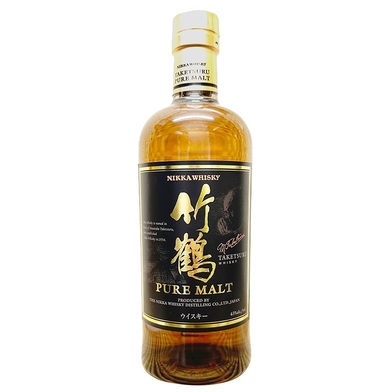 ニッカ 竹鶴 ピュアモルト 黒ラベル 700ml 43% NIKKA