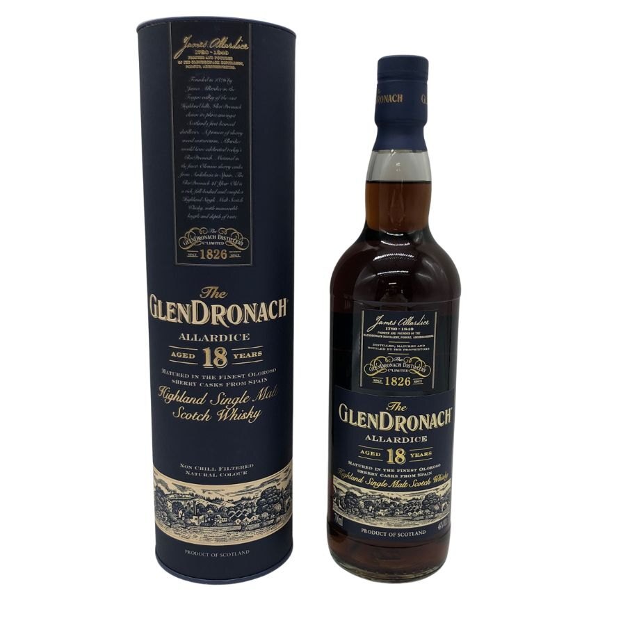 グレンドロナック アラダイス 18年 700ml 46% GLENDRONACH 