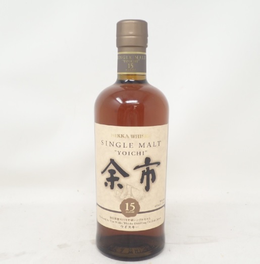 ニッカ 余市 シングルモルト 15年 45% 700ml NIKKA