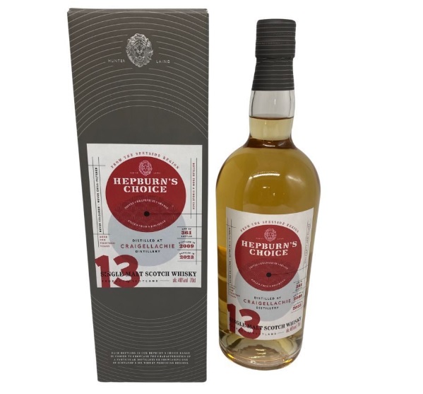 ハンターレイン ヘップバーンズチョイス クライゲラヒ 2009-2023 13年 700ml 46% CRAIGELLACHIE