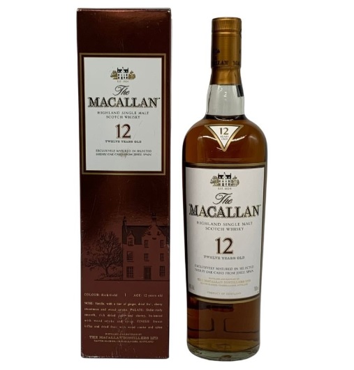 マッカラン 12年 ハイランド シェリーオーク 旧ボトル 700ml 40% MACALLAN HIGHLAND SHERRY OAK