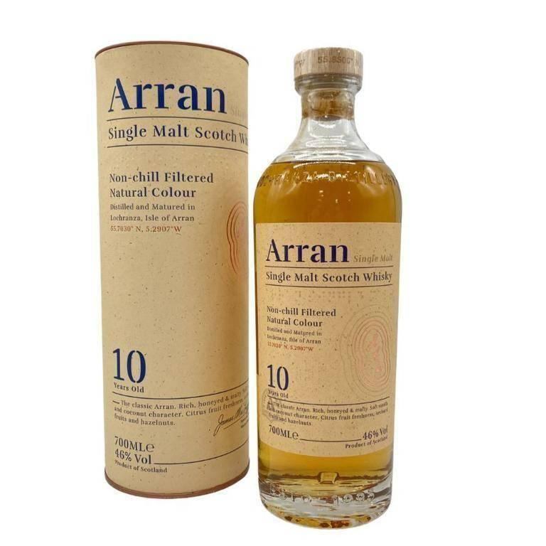 アラン 10年 ノンチルフィルタード 700ml 46% Arran