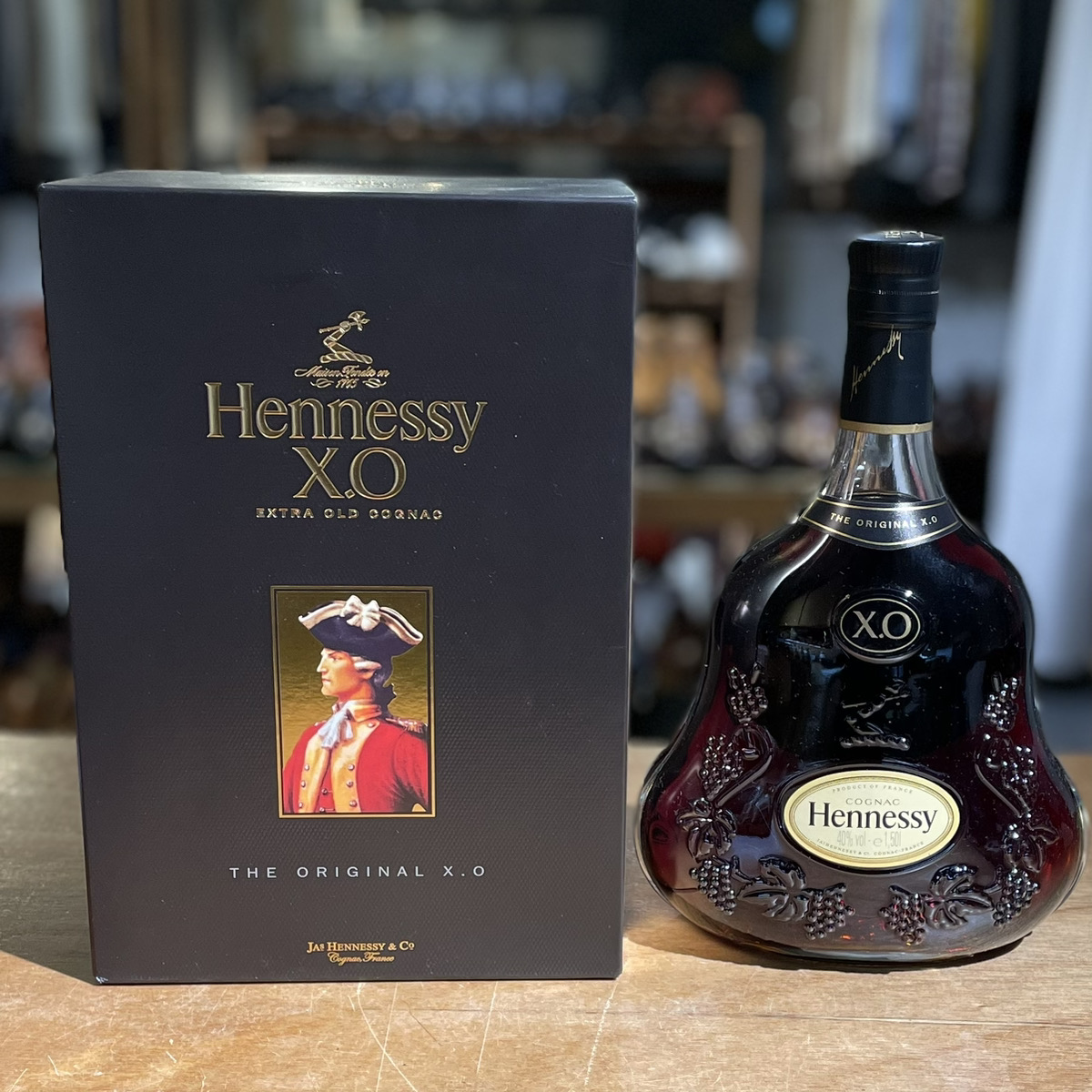 ヘネシー XO 黒キャップ クリアボトル 1500ml 40% Hennessy