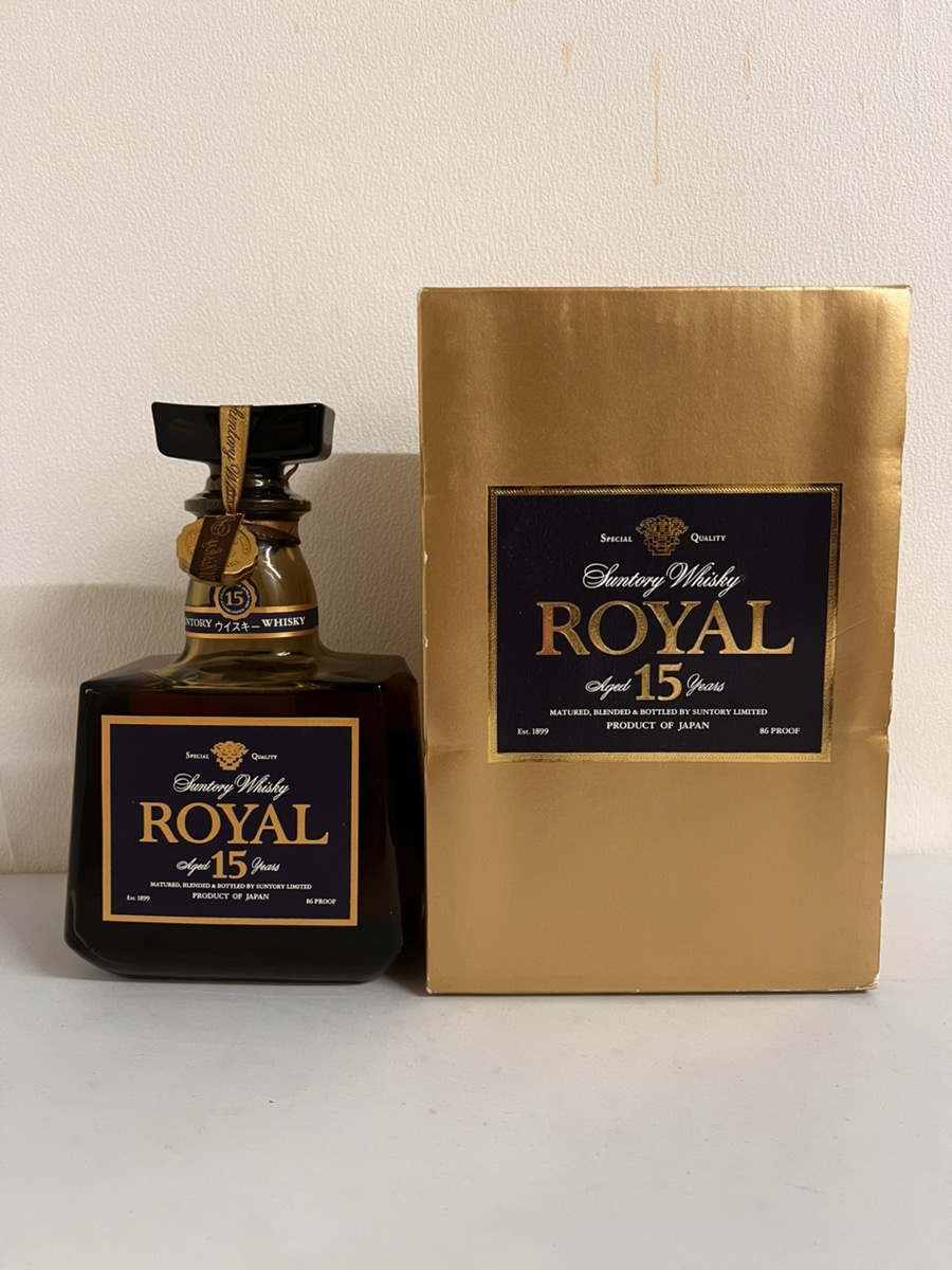 サントリーローヤル 15年 ブルーラベル 700ml 43% SUNTORY WHISKY ROYAL