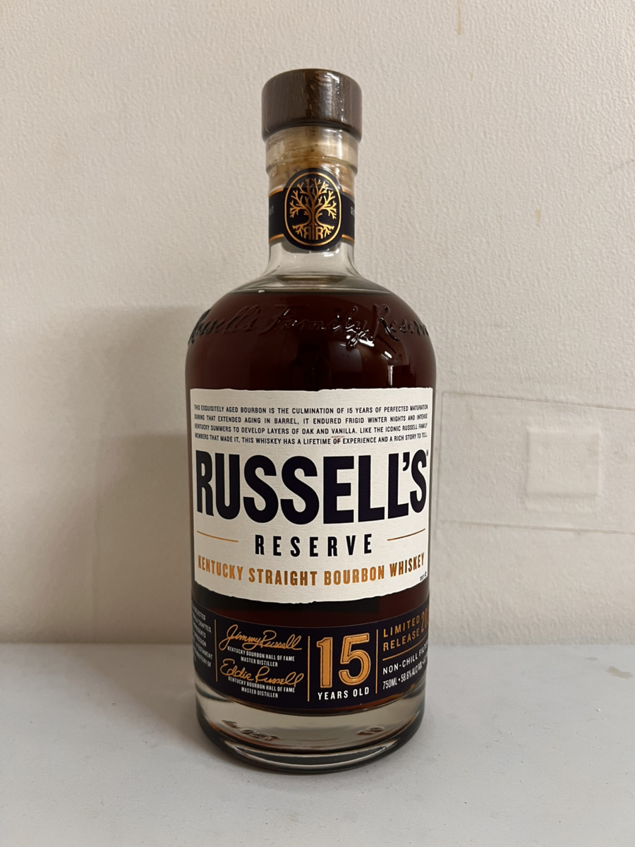 ラッセルズリザーブ 15年 リミテッドリリース 2024 750ml 58% RUSSEL'S RESERVE