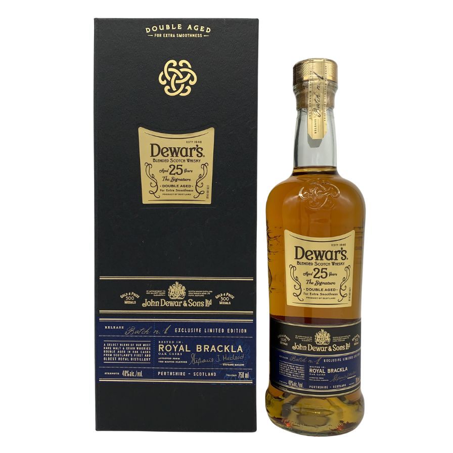 デュワーズ 25年 シグネチャー ダブルエイジ ロイヤル ブラックラ 700ml 40% Dewar's ROYAL BRACKLA