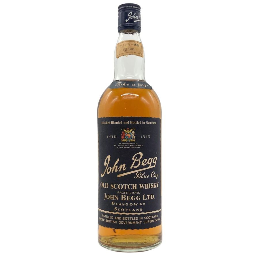 ジョン ベッグ ブルーキャップ ウイスキー特級 760ml 43% John Begg Blue Cap