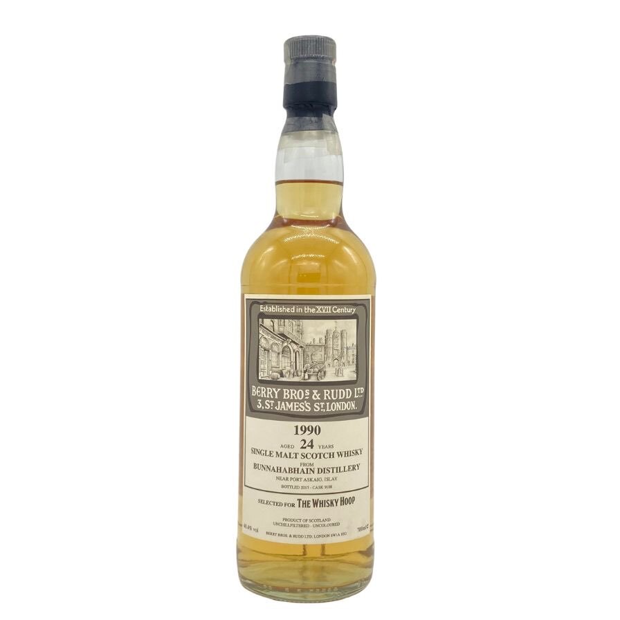 ブナハーブン 24年 1990 BERRY BROS＆ RUDD 700ml 48.4％ BUNNAHABHAIN