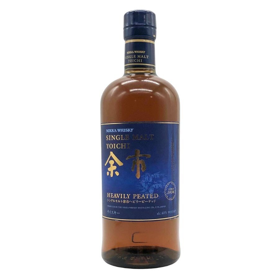 東京都限定◆ニッカ シングルモルト 余市 ヘビリーピーテッド ウイスキー 700ml 48% NIKKA ウィスキー