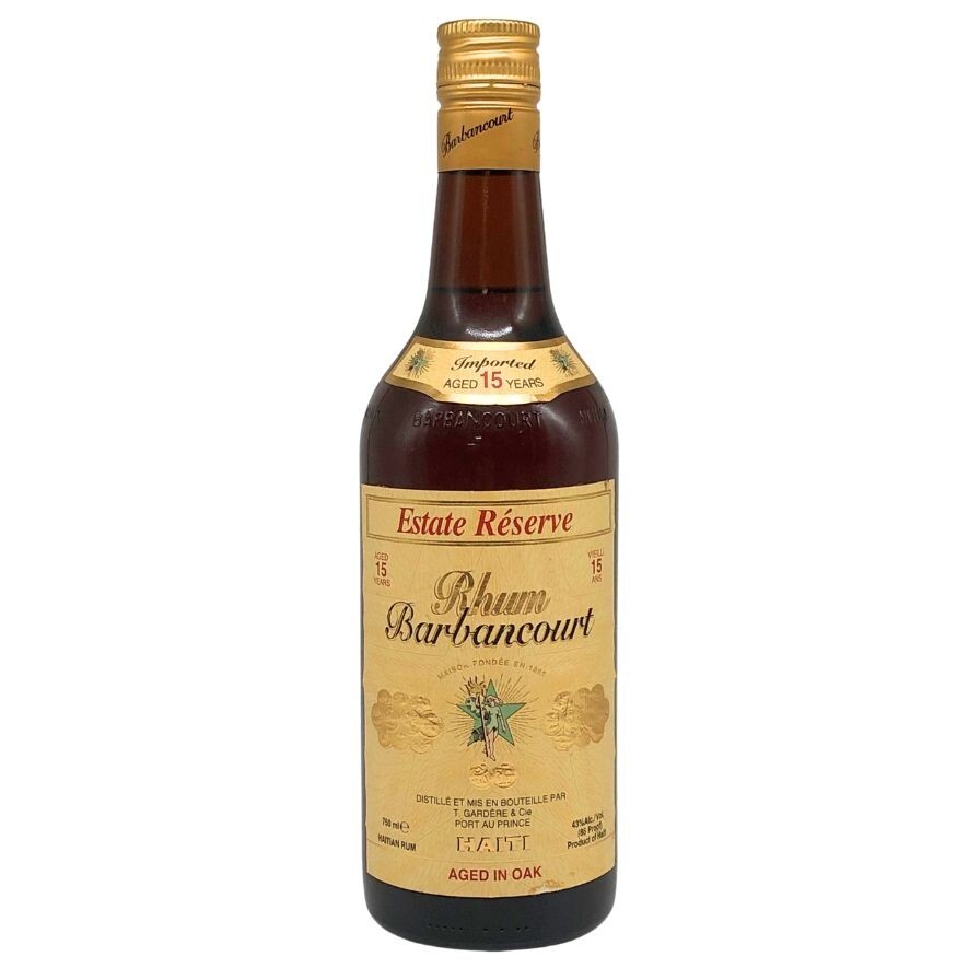 バルバンクール エステート リザーヴ 15年 750ml 43% Barbancourt