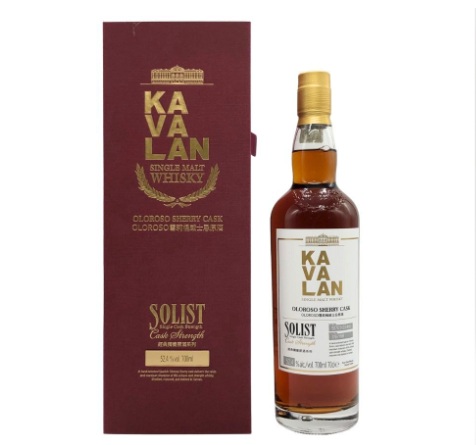 カバラン ソリスト オロロソシェリーカスク シングルモルトウイスキー カスクストレングス 700ml 52.4% Kavalan Solist