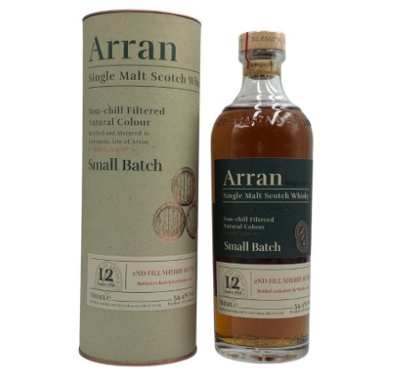 アラン 12年 スモールバッチ セカンドフィルシェリーバット 700ml 54.4％ ARRAN