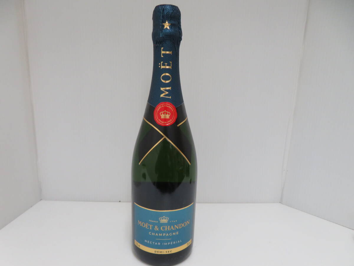 モエ ネクター 買取 麻布 ｜モエエシャンドン　ネクター　アンペリアル　ドゥミセック　シャンパン　未開栓　750ml　12.5％