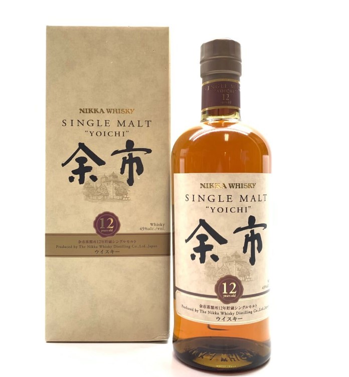 余市12年 買取 神戸三宮 ｜NIKKA ニッカ 余市 12年 YOICHI シングルモルト 700mlを高価買取しました。
