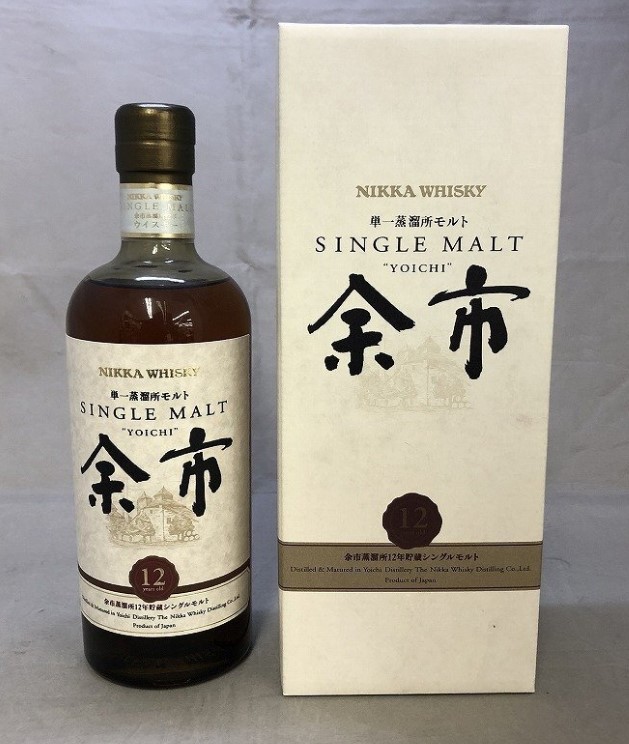 余市12年 買取 茨城日立 ｜ニッカウヰスキー 単一蒸溜所モルト 余市 12年を高価買取しました。