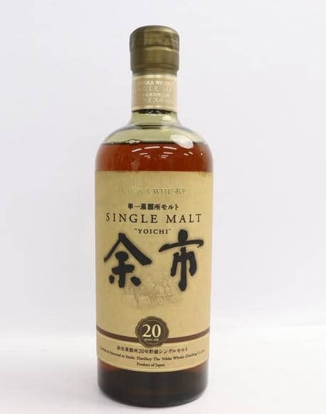 余市20年 買取 神戸三宮 ｜NIKKA（ニッカ）余市 20年 貯蔵 単一蒸溜所モルトを
