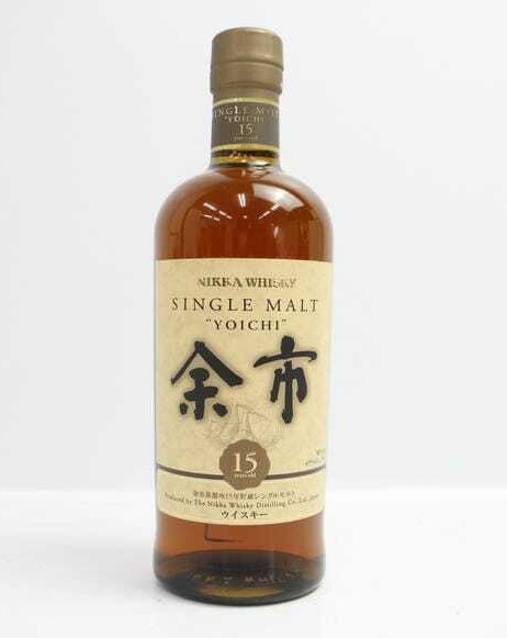 余市15年 買取 麻布 ｜NIKKA（ニッカ）余市 15年 シングルモルト 45％ 700mlを