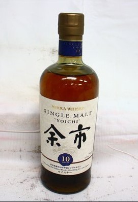 余市10年 買取 新宿 ｜ニッカ 余市 10年 旧ラベル シングルモルト 700ml 45％を
