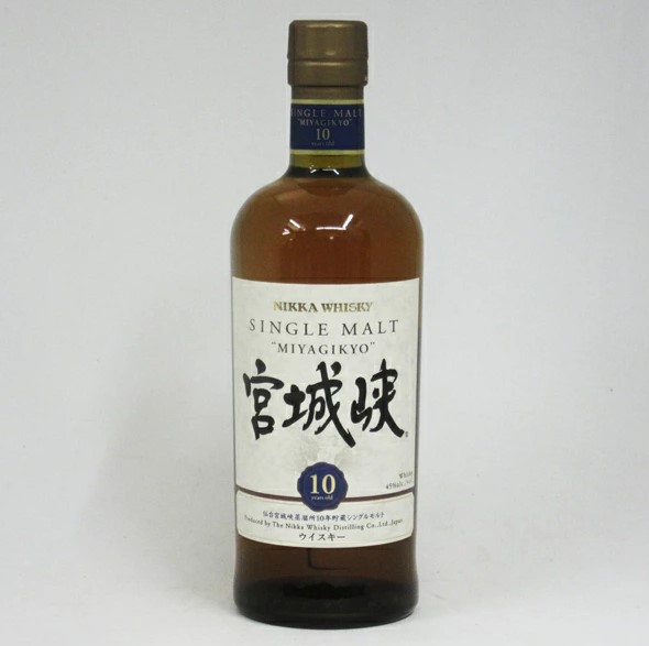 宮城狭10年 買取 甲府 ｜宮城峡10年 45度を高価買取しました。