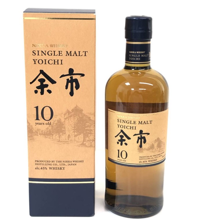余市10年 買取 上野 ｜NIKKA ニッカ 余市 10年 シングルモルト 700ml 45％ 箱付き 新ラベルを