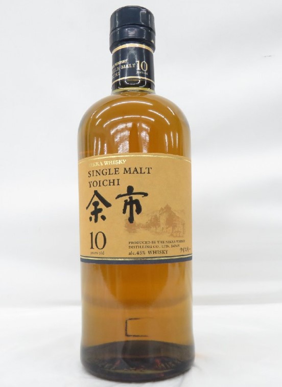 余市10年 買取 池袋 ｜NIKKA ニッカ シングルモルト 余市 10年 ウイスキー 700ml 45％ 新ラベルを