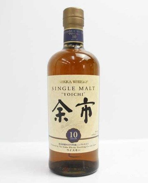 余市10年 買取 甲府 ｜NIKKA（ニッカ）余市 10年 シングルモルト 45％ 700ml 旧ラベルを