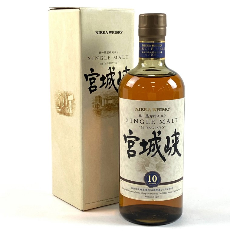 宮城狭10年 買取 神戸三宮 ｜ニッカ NIKKA 宮城峡 10年を高価買取しました。