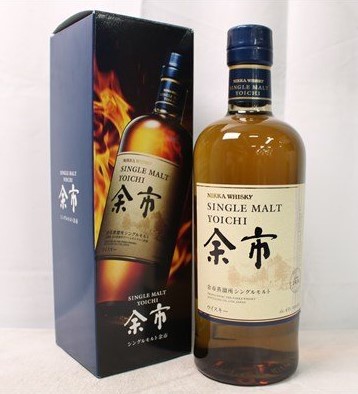 余市 NV 買取 池袋 ｜ニッカ 余市 NV シングルモルト 700ml 45％ 箱付きを