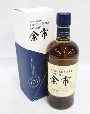 余市 NV 買取 梅田 ｜ニッカ 余市 NV シングルモルト 700ml 45% 箱付き ジャパニーズを