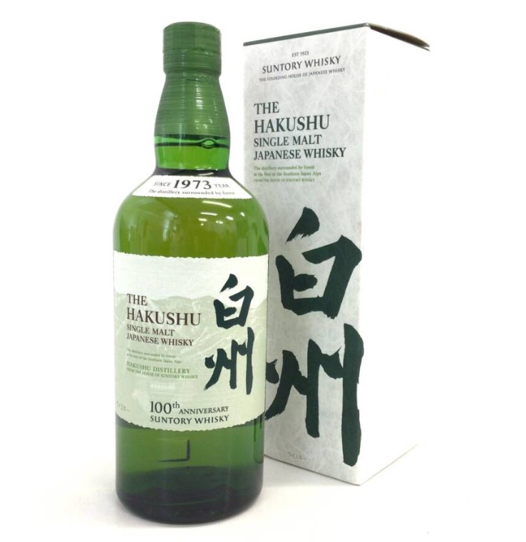 白州 NV 買取 新宿 ｜ウイスキー whisky サントリー 白州 NV シングルモルト 100周年記念 700ml 43%を
