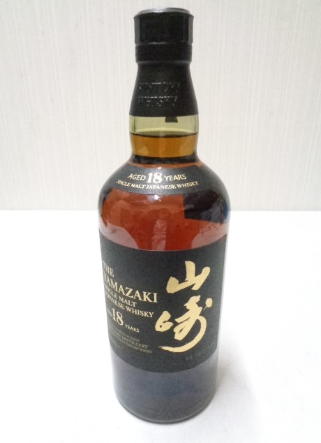 山崎18年 買取 上野 ｜【未開栓】 SUNTORY サントリー 山崎 18年 700mlを