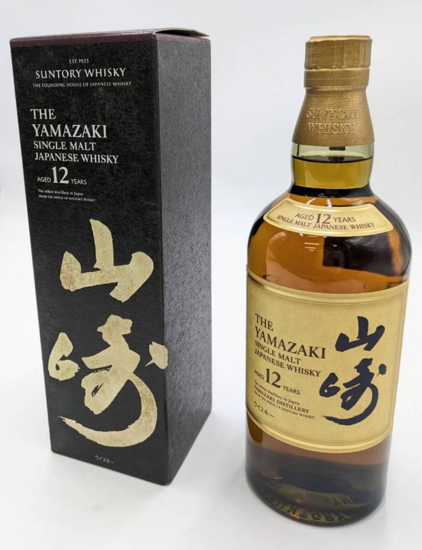山崎12年 買取 新宿 ｜SUNTORY サントリー 山崎 12年 シングルモルト ウイスキーを