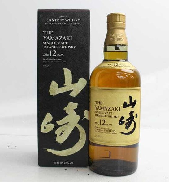 山崎12年 買取 池袋 ｜SUNTORY（サントリー）山崎 12年 海外ラベル 43％ 700mlを