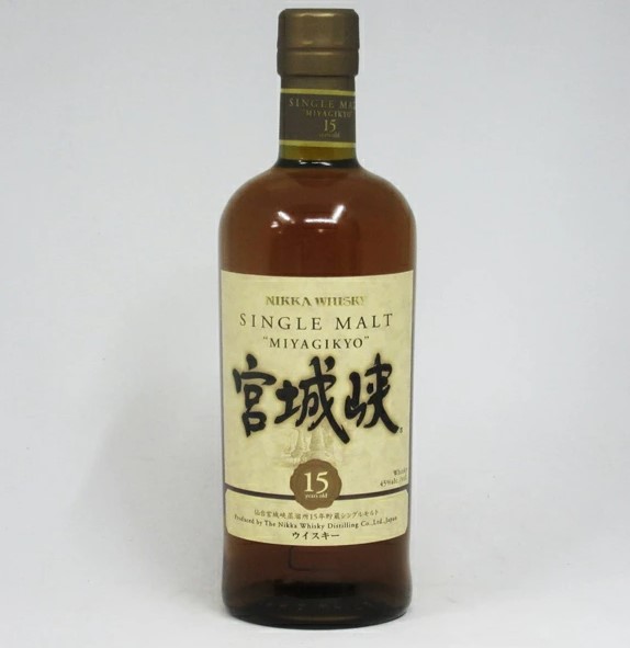 宮城狭15年 買取 甲府 ｜宮城峡15年 45度を高価買取しました。