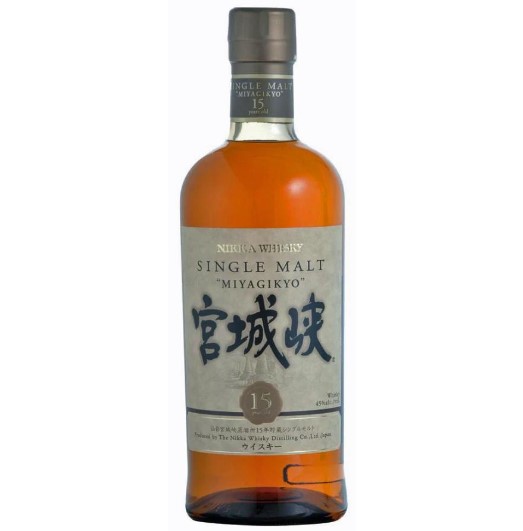 宮城狭15年 買取 神戸三宮 ｜ニッカ シングルモルト 宮城峡15年を高価買取しました。