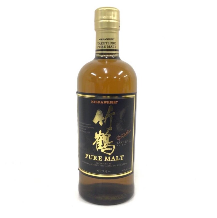 竹鶴 NV 黒ラベル 買取 渋谷 ｜ウイスキー whisky ニッカ 竹鶴 NV ピュアモルト 黒ラベルを高価買取しました。