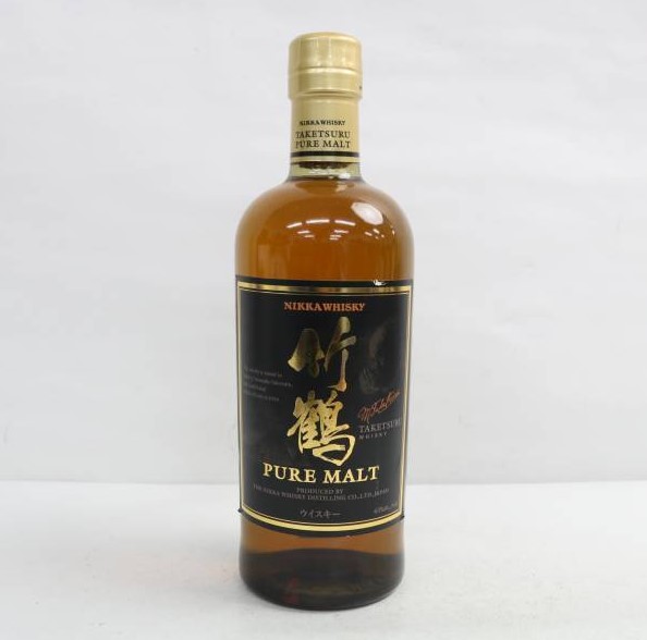 竹鶴 NV 黒ラベル 買取 千葉 ｜NIKKA（ニッカ）竹鶴 ピュアモルト NV 黒ラベル 43％ 700mlを高価買取しました。