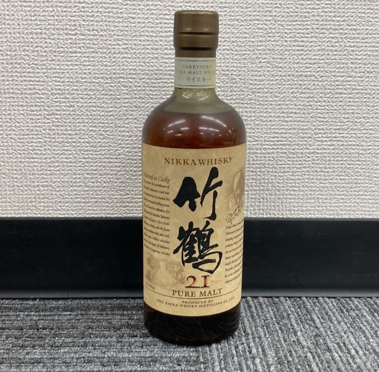 竹鶴21年 買取 上野 ｜竹鶴 21年 ピュアモルト ウイスキー 日本を高価買取しました。