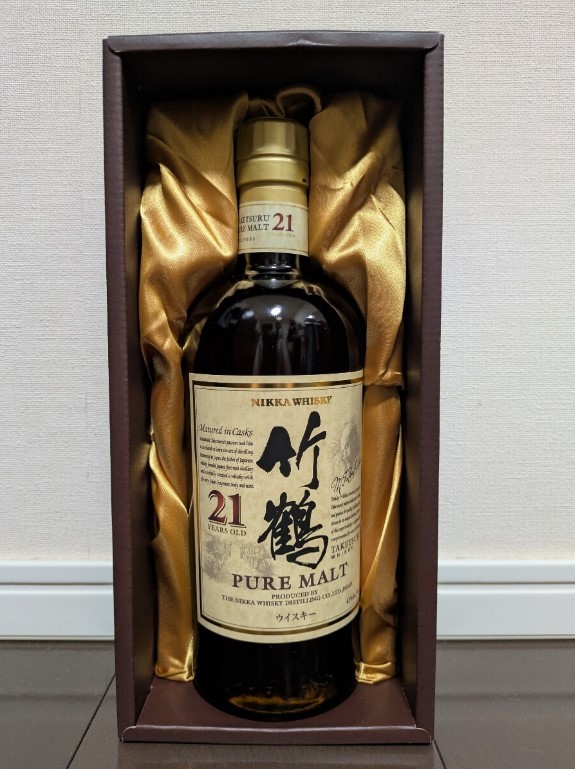 竹鶴21年 買取 池袋 ｜NIKKA 竹鶴 21年 ピュアモルト ウイスキーを高価買取しました。