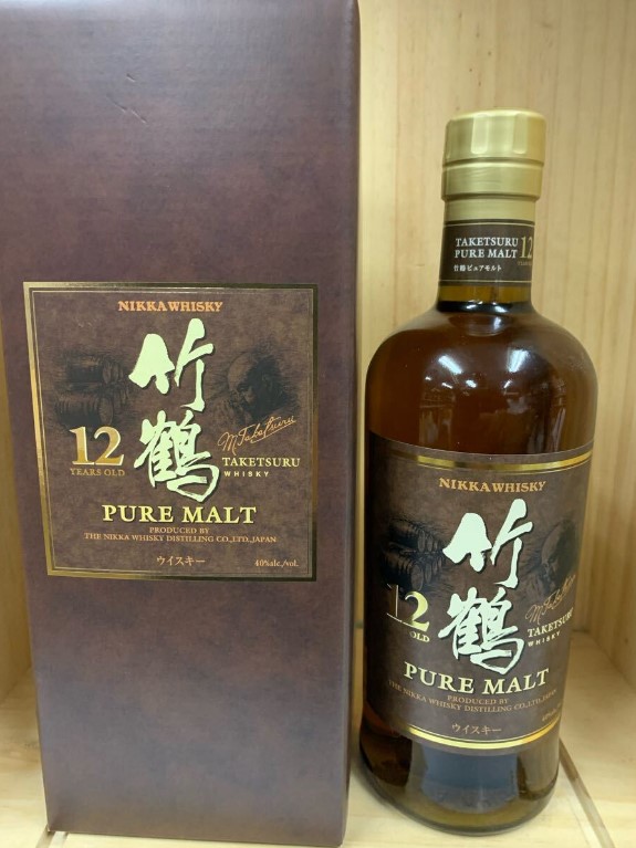 竹鶴12年 買取 新宿 ｜竹鶴12年ピュアモルト 箱付きを高価買取しました。