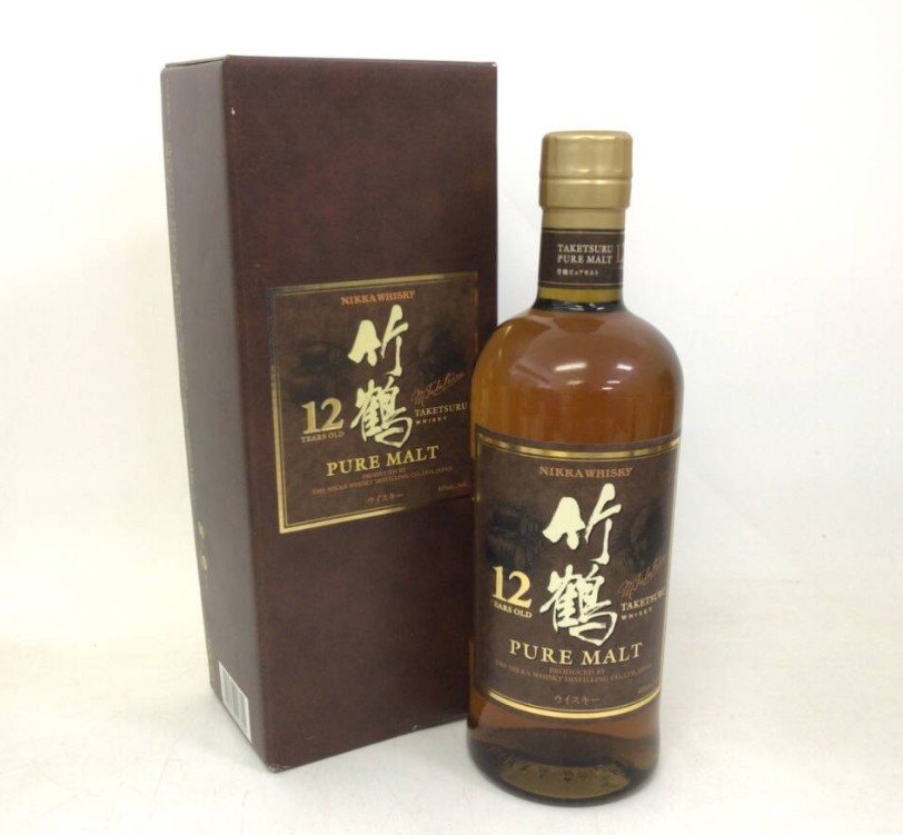 竹鶴12年 買取 上野 ｜ウイスキー ニッカ 竹鶴 12年を高価買取しました。