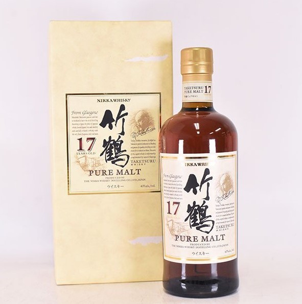 竹鶴17年 買取 渋谷 ｜ニッカ 竹鶴 17年 ピュアモルトを高価買取しました。