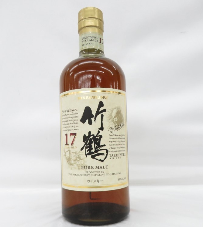 竹鶴17年 買取 麻布 ｜ニッカ 竹鶴 17年 ピュアモルトを高価買取しました。