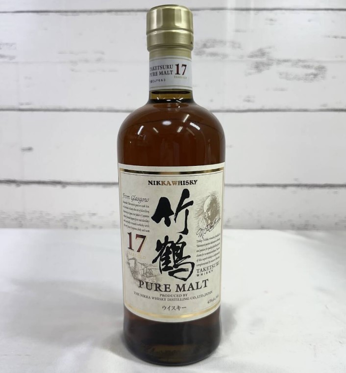 竹鶴17年 買取 梅田 ｜ニッカ 竹鶴17年 ピュアモルト ウイスキーを高価買取しました。